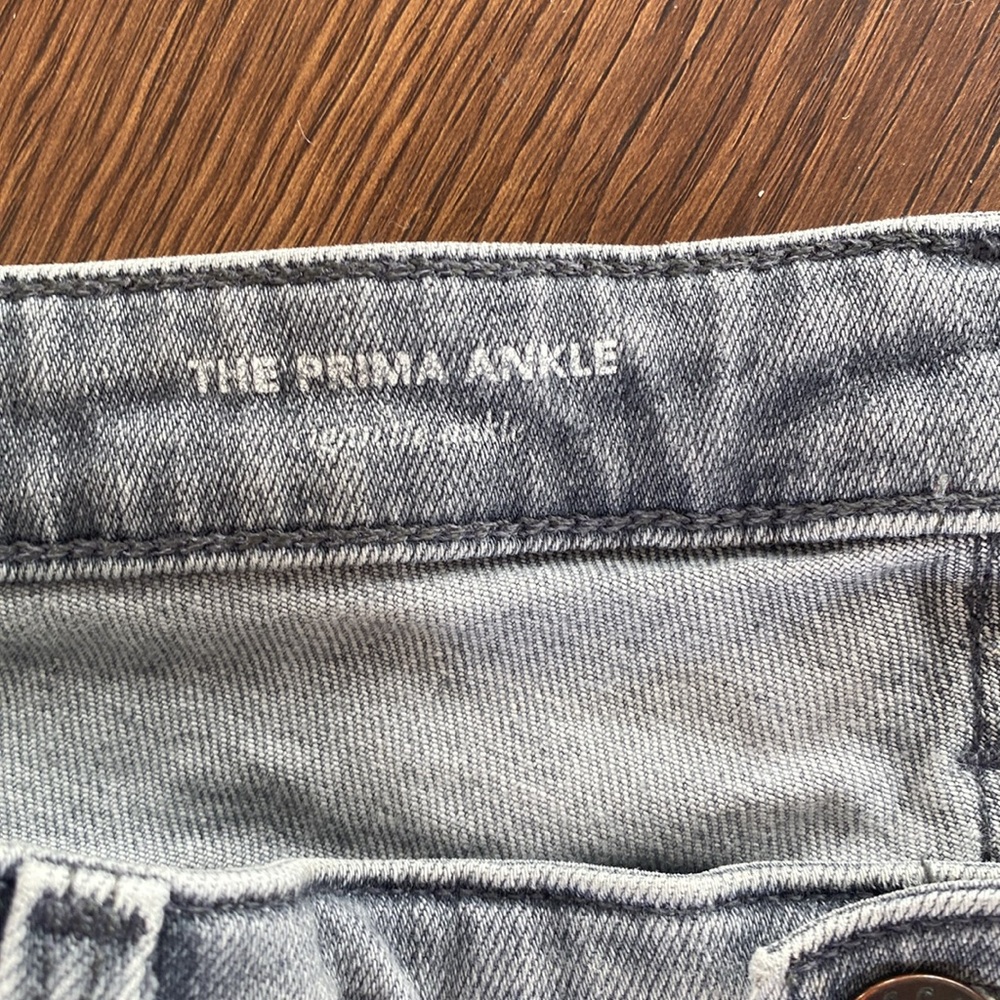 Size 32 AG Adriano Goldschmied Prima Ankle Grey Jeans - Picture 3 of 6